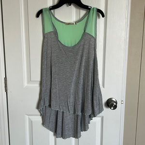 Liberty Love Tank top color Grey Size Small